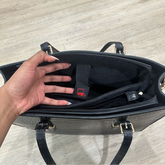 Crocodile Leather Large Tote - Picture 6 of 11